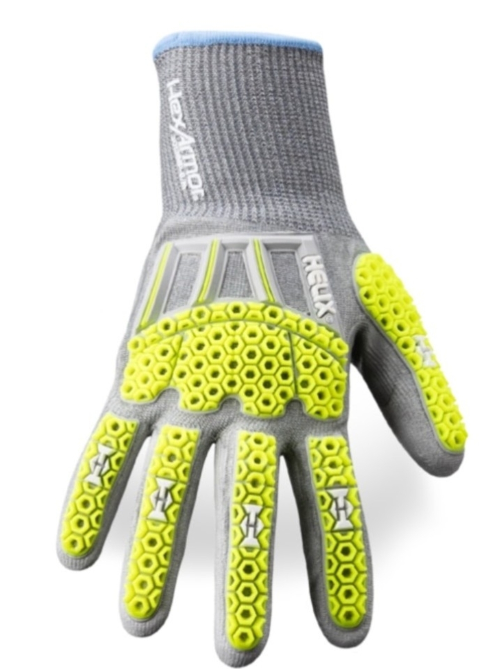 (Lot 2)HexArmor Helix 3013IMP Impact Cut Resistant Protective Work Gloves Size8